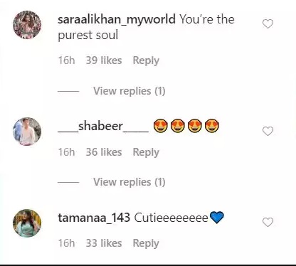 India Tv - Comments on Sara's childhood photo