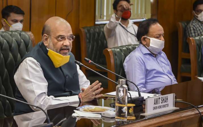 New Delhi: Union Home Minister Amit Shah with Health