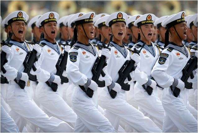 China undertakes 'large scale manoevre' of soldiers and combat vehicles