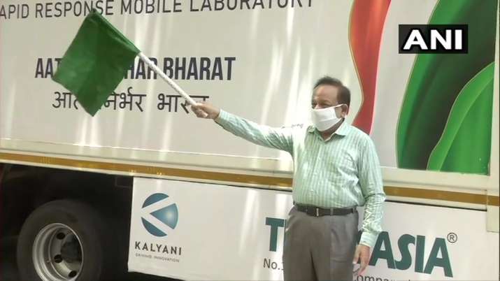 First mobile lab for COVID-19 testing launched in Delhi | India ...