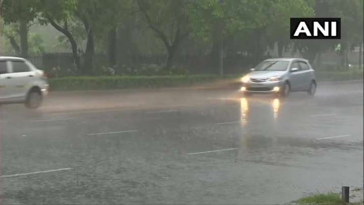 India Tv - Delhi Rain Visuals India Tv - Delhi Rain Visuals