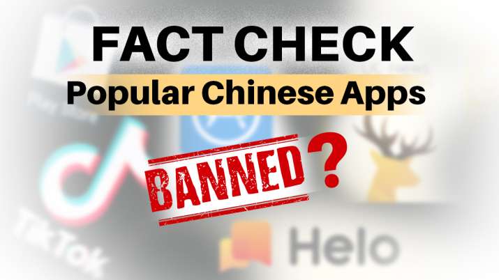 Fact Check Has Govt Banned 52 Chinese Apps And Issued Advisory Against Its Use 52 News India Tv