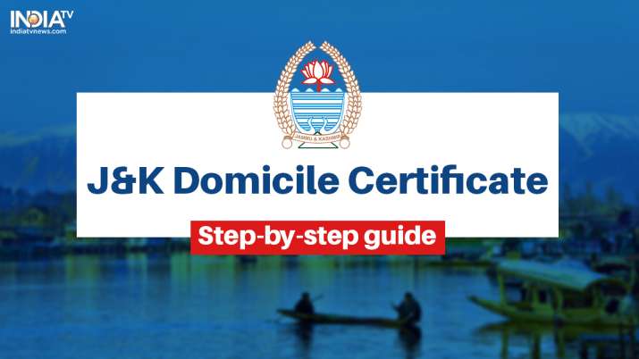 Jammu Kashmir New Domicile Certificates All You Need To Know Jammu News India Tv