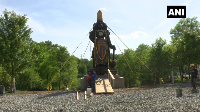 India Tv - 25 feet tall Lord Hanuman statue installed in US' Hockessin, country's 'tallest' statue of Hindu dei
