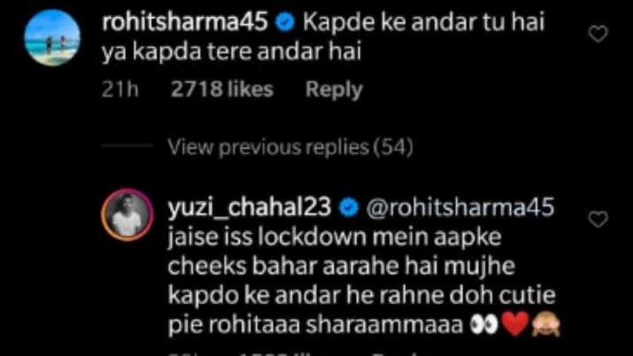 India Tv - Rohit Sharma trolls Yuzvendra Chahal.