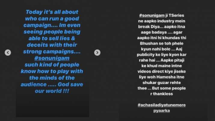 Bhushan Kumar S Wife Divya Khosla Kumar Calls Sonu Nigam Thankless After Viral Warning Video Celebrities News India Tv