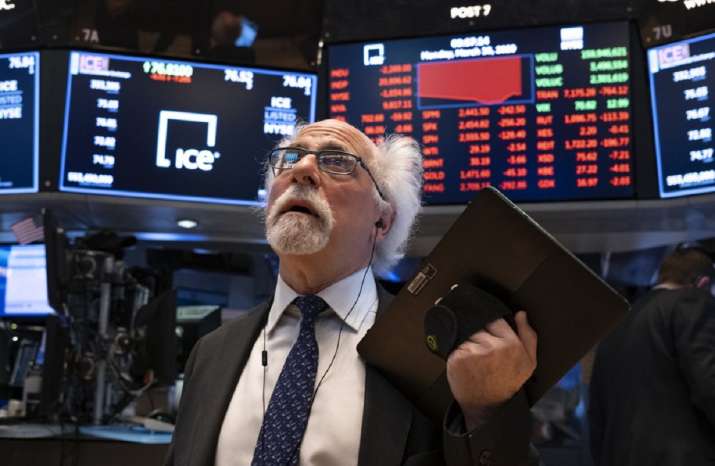 US stocks open mostly lower amid coronavirus worries