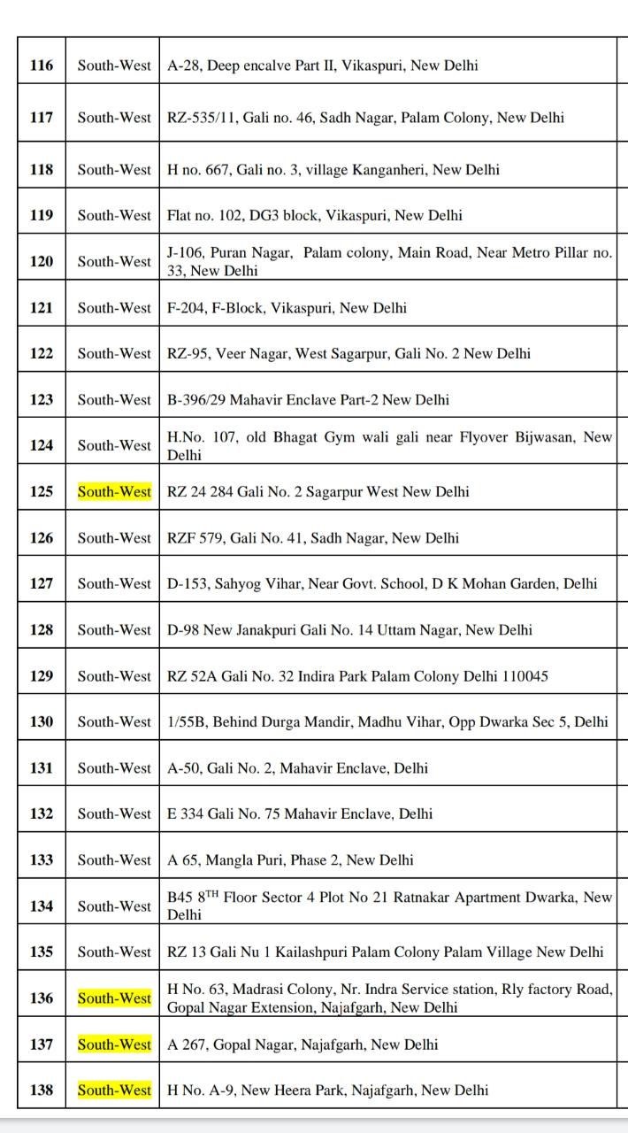 India Tv - Delhi containment zones rise to 158 amid Unlock 1 | Full List India Tv - Delhi containment zones rise to 158 amid Unlock 1 | Full List