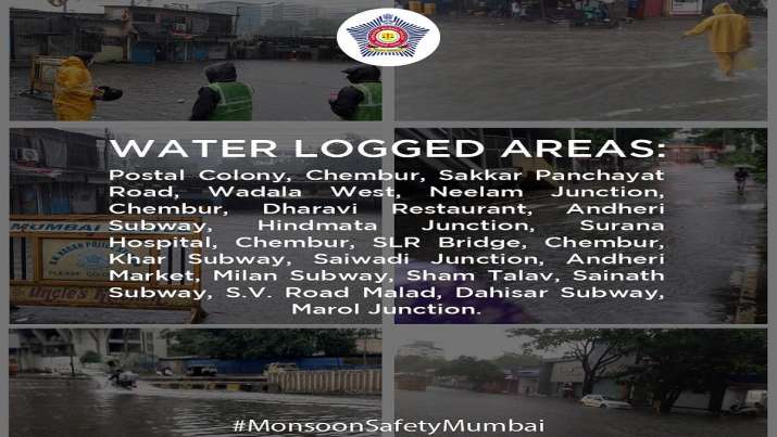 India Tv - Mumbai Rains: Full list of roads and areas that are waterlogged and should be avoided