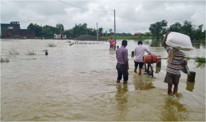 India Tv - The floods have hit nearly 4 lakh people in eight districts