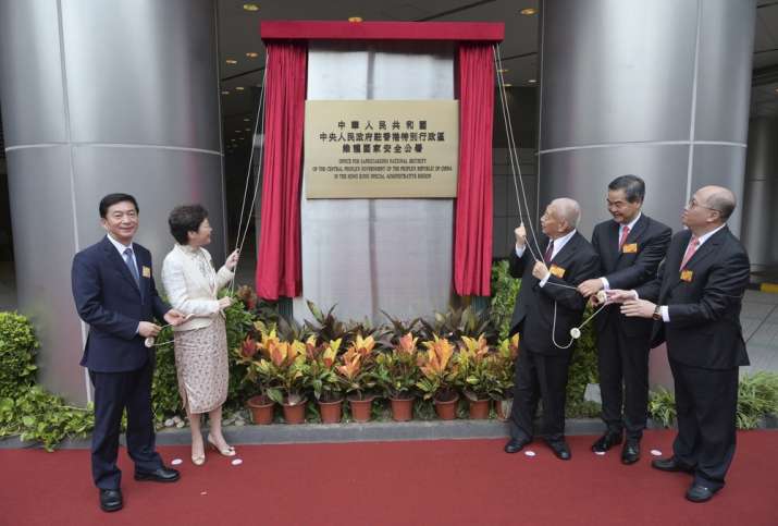China opens security office in Hong Kong to implement controversial law