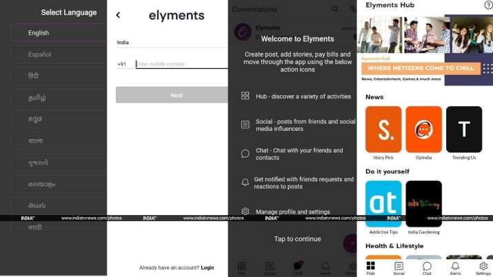 Home Grown App Elyments Aims To Be Social Media Super App In India What Is It How To Download Apps News India Tv