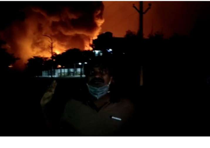 India Tv - Visakhapatnam Pharma Factory Fire News