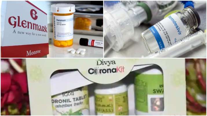 Covid 19 Medicines Coronil Vs Fabiflu Vs Covifor How They Fare Against Each Other Covid News India Tv