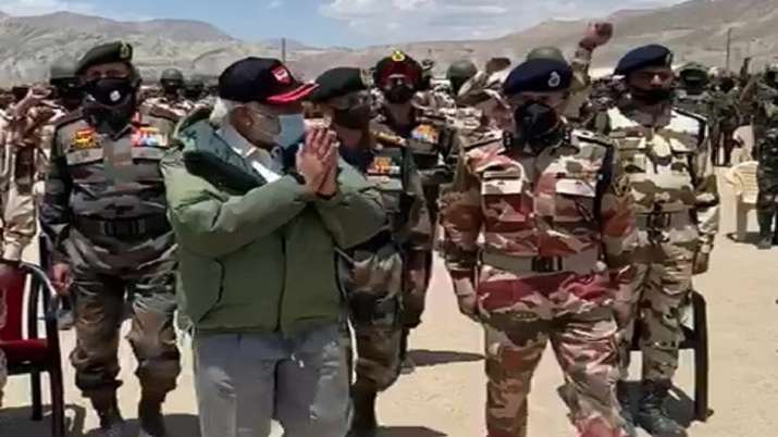 India Tv - PM Modi, Ladakh, Leh, Indo China Clash, Galwan Valley, Line of Actual Control