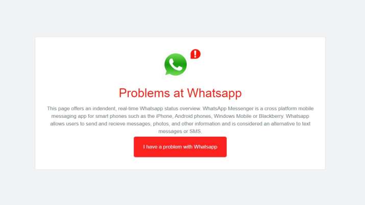 whatsapp down 2020