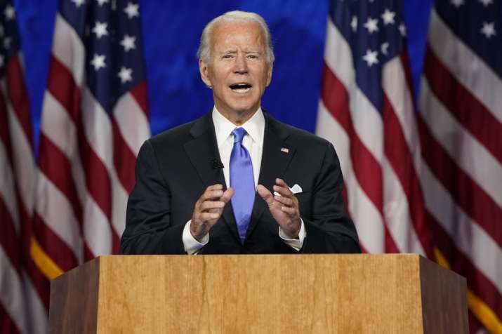 Joe Biden officially accepts Democratic presidential