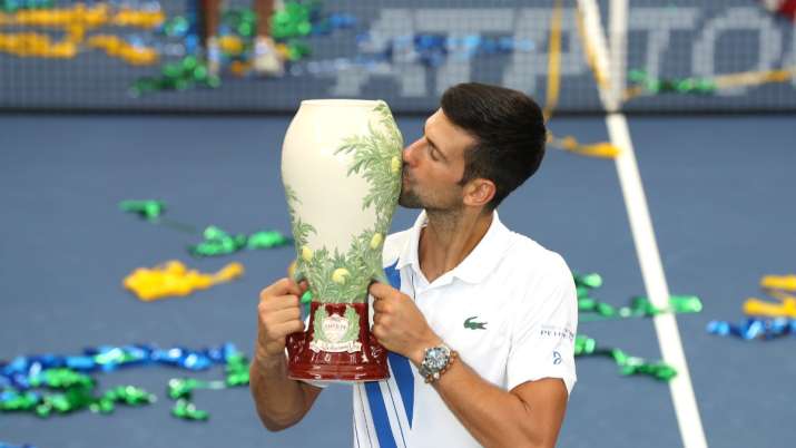 Western & Southern Open: Novak Djokovic clinches 35th Masters with victory over Milos Raonic