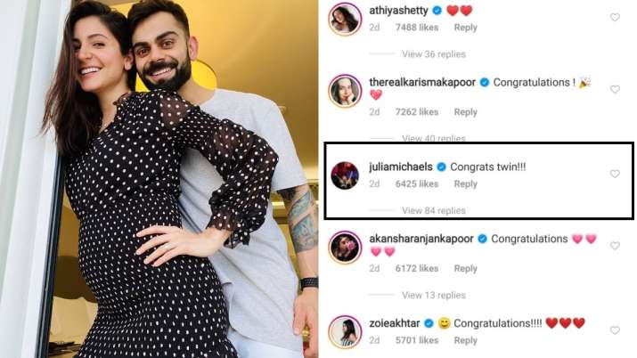 India Tv - Anushka Sharma's celebrity lookalike Julia Michaels congratulate her on pregnancy