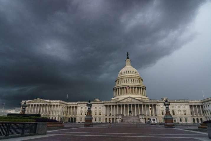 The U.S. Capitol in Washington, on Friday, Aug. 28, 2020. The tensions coursing through the United 