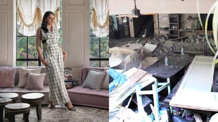 Shattered Dreams: Kangana Ranaut's Bandra office THEN and NOW after demolition by BMC | PICS & VIDEO