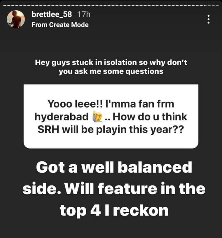 India Tv - Brett Lee on Instagram.