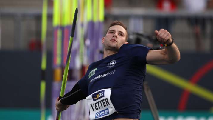 Germany's Johannes Vetter produces 2nd best javelin throw in history