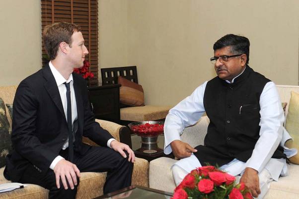 Ravi Shankar Prasad writes to Mark Zuckerberg, says
