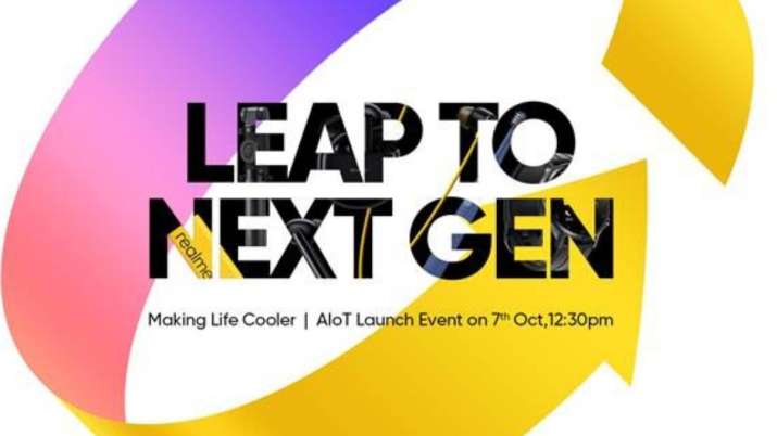 realme, realme event, realme leap to next gen event on oct 7, realme 55-inch SLED smart tv, realme 5