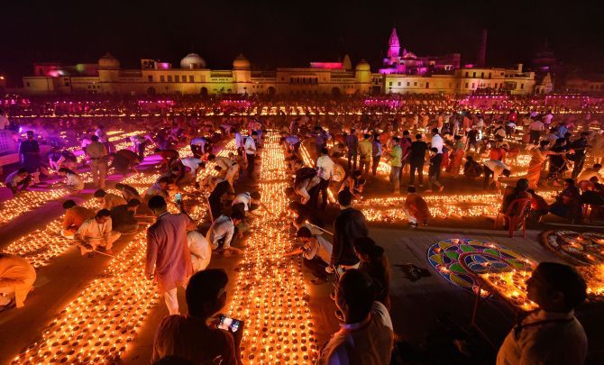 Deepotsav' in Ayodhya to be grander sans public presence | India News –  India TV