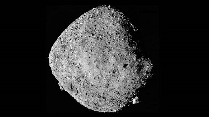 NASA spacecraft collects rock samples from asteroid Bennu