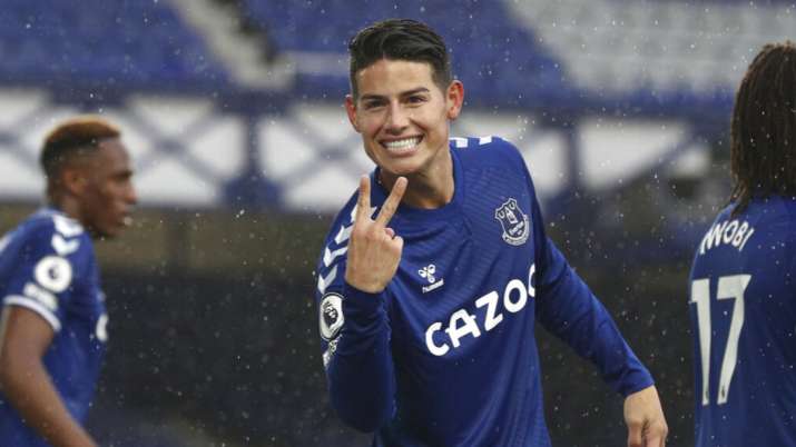 Epl 2 Goals Assist For James Rodriguez As Everton Stays Perfect Cricket News India Tv