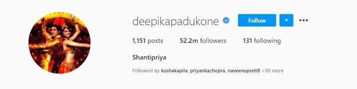 India Tv - 13 years of Om Shanti Om: Deepika Padukone changes her name and display pic to Shantipriya