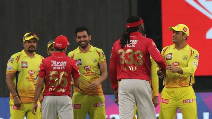 CSK beat KXIP by nine wickets
