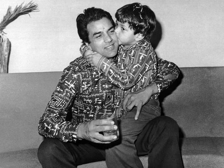 India Tv - Dharmendra with Bobby Deol