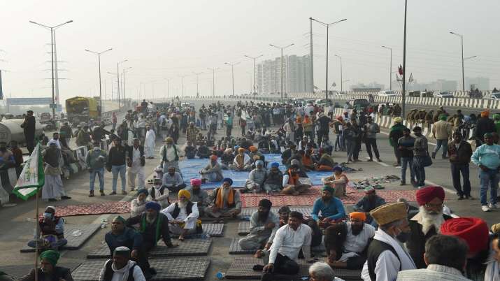 Farmers protest