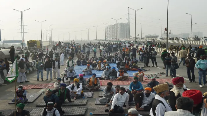 Farmers protest