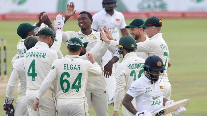 Sa Vs Sl 1st Test South Africa Take 1 0 Lead By Crushing Injury Hit Sri Lanka Cricket News India Tv