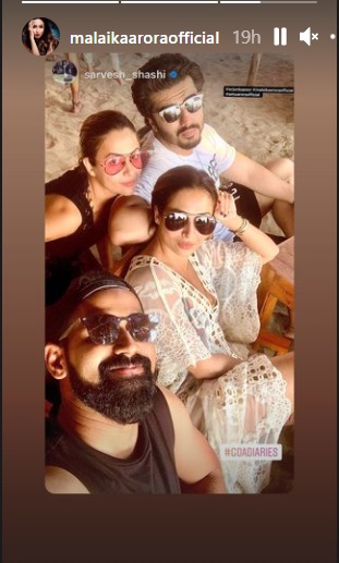 India Tv - Both Malaika and Arjun took to their Instagram accounts and shared some happy pictures 