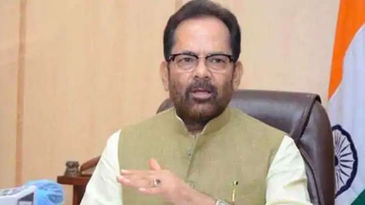 Syndicate of criminal conspiracy': Union minister Mukhtar Abbas Naqvi  blasts Congress over farm laws | India News – India TV