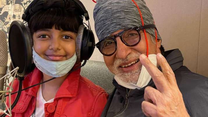 Amitabh Bachchan graba nueva canción con su nieta Aaradhya