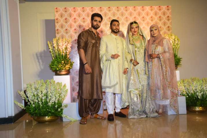 India Tv - Gauahar Khan and Zaid Darbar with family