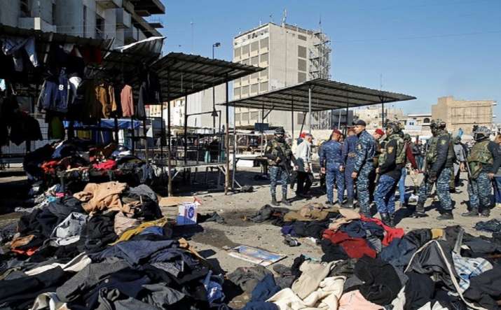 IS claims twin suicide bombings in Iraq's Baghdad