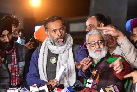 Parliament march cancelled, yogendra yadav apologises, farmers violence delhi, 