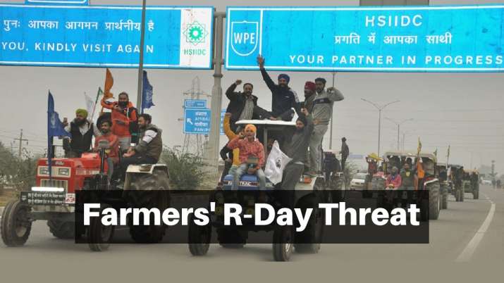 Farmers protest latest news, republic day, Tractor, Tank