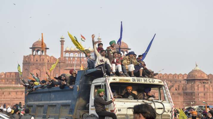 How situation turned ugly at Red Fort during tractor march in Delhi