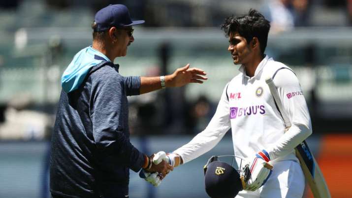 Shubman Gill and Ravi Shastri