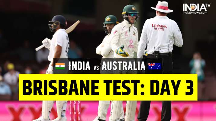 Live India vs Australia 4th Test Day 3: Follow live updates
