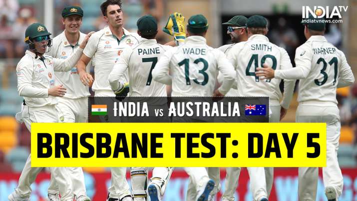 India vs Australia 4th Test Day 5: Follow Updates from