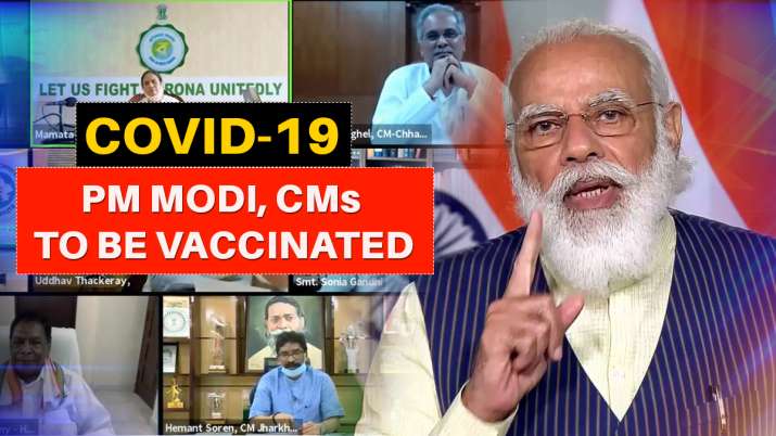 PM Modi, all CMs likely to get vaccinated for COVID-19 in